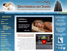 Tablet Screenshot of disturbiosdosono.com